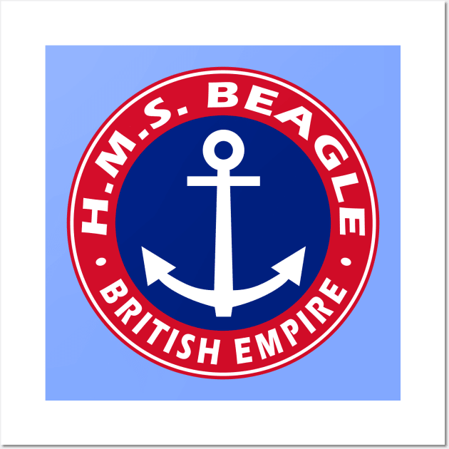 H.M.S. Beagle Wall Art by Lyvershop